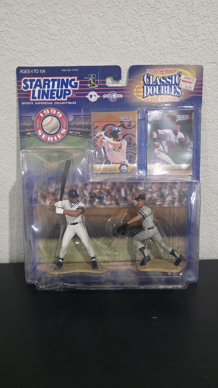 Starting Lineup 1999 Series Classic Doubles Baseball Figure Set w/ Bat